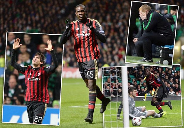 Balotelli dan Kaka Cetak Gol Penting bagi AC Milan